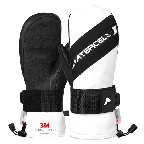 ATERCEL Ski Gloves for Men and Women, Waterproof Snow Gloves Mitten with 3M Thinsulate, Tough Outdoors Winter Gloves Suitable for Skiing Snowboarding Snowmobiling Ice Scraping