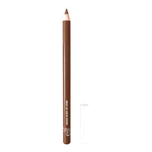 e.l.f. Cream Glide Lip Liner, Highly-Pigmented Pencil For Shaping & Sculpting Lips, Semi-Matte Finish, Vegan & Cruelty-Free, Dark Cocoa