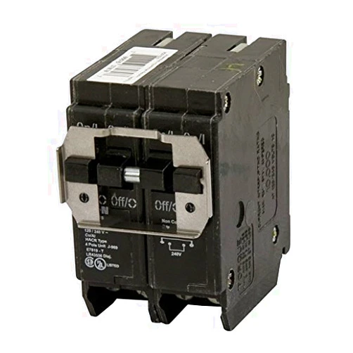 Eaton BQC215240 Breaker, 15/40A, 2P, 120/240V, 10 kAIC, CTL Quad, BR Series