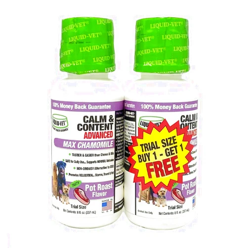 Liquid-Vet by COOL PET Holistics Premium Calming Dog Supplements - All Dog Essentials with Chamomile for Skin & Coat Support - Ideal for Large Breeds, Puppies, and Overall Wellnes