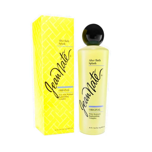 REVLON Jean Nate After Bath Splash, Original Bath Body Mist Infused with Vitamin E and Aloe Vera, Softens & Smoothes Skin, Citrus Scent, 30 Fl Oz