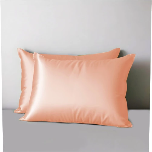 Linenwalas Eucalyptus Tencel Pillowcases Set of 2, Standard Size Lyocell Silk Cooling Pillowcases for Hair & Skin, Soft Breathable Pillow Case with Envelope Closure (Rose Gold,20x30 inches)