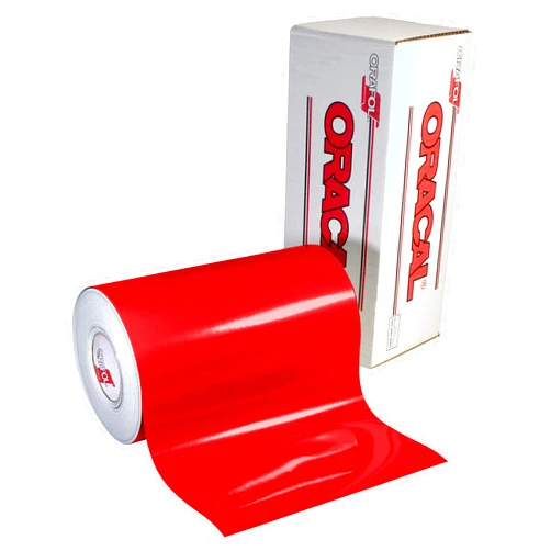 ORACAL 651 Glossy Permanent Vinyl 12 Inch x 6 Feet - Red