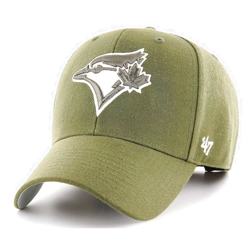 47 Brand MLB Sandalwood Team Color Primary Logo MVP Adjustable Structure Baseball Cap Hat, Adult One Size Fits All