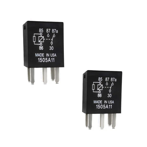 Sylvil 2 PCS Power Relay - 5 Pin Multi Purpose Auto Fuel Pump, G8V-RH-1C7T-R-DC12 Automotive, High Performance Electrical System Electromechanical Replacement
