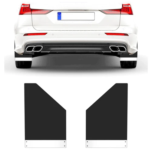 KIFIDAN 2PCS Mud Flaps for Car,Flexible Car Fender Protector Splash Guards with Reflectors,Universal Exterior Car Accessories Mud Guards Mud Flaps for Trucks Front & Rear Wheel