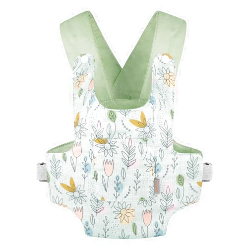 GAGAKU Baby Doll Carrier for Little Girls & Toddlers - Reborn Baby Doll Accessories - Green (Sunflower)