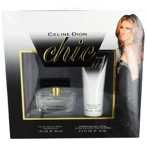 Celine Dion Chic Set (Eau de Toilette Spray and Shimmering Body Lotion)