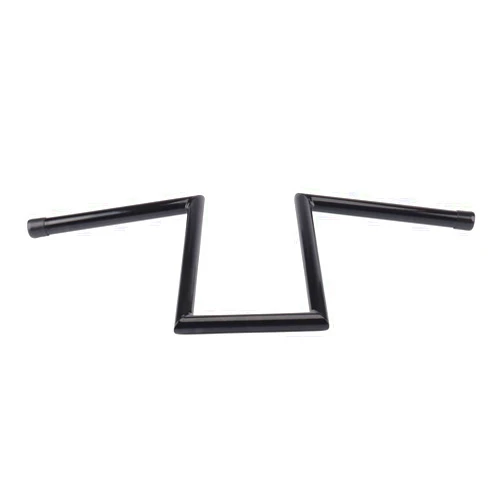 AIRCMT 7/8'' 22mm Motorcycle Z Drag Bar Handlebar For Chopper Cruisers Bobber Custom Height 10''