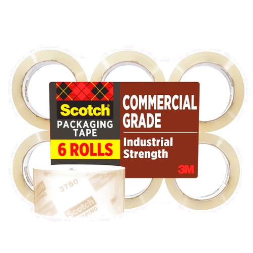 Scotch Commercial Grade Shipping Packaging Tape, 1.88