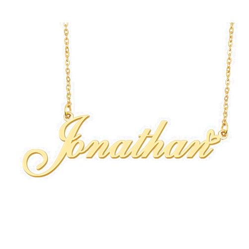 Aoloshow Personalized Heart Name Necklace Gold Custom Any Names Stainless Steel Jewelry for Womens Graduation