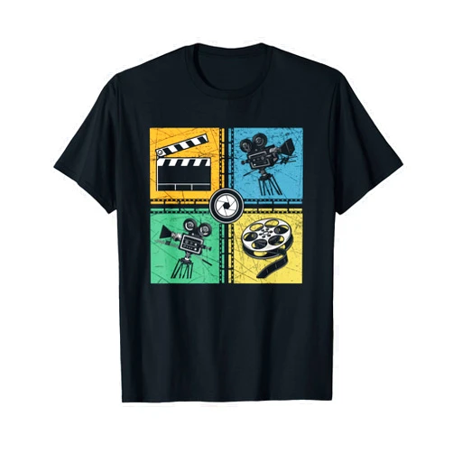 Filmmaker Actor Director Film Camera Cinema Shirt Filmmaker Actor Director Film Camera Cinema Lover Movie Buff T-Shirt