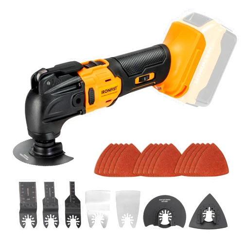 IRONFIST Cordless Oscillating Tool for DEWALT 20V MAX Battery, Brushless Motor 6 Speed Quick Change Blades, Multi Tool for Cutting Wood, Scraping, Sanding (NO BATTERY)