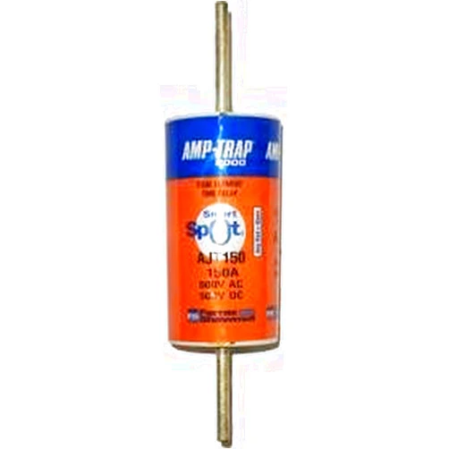 SHAWMUT 2 FUSE LOT - SMART SPOT AJT150 SHAWMUT 150 AMP, 600V, FUSES, CLASS J, 200K, 150A AJT-150