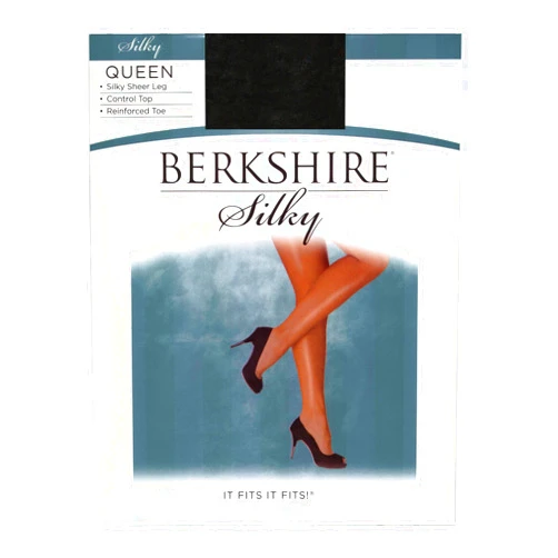 Berkshire Women's Plus-Size Queen Silky Sheer Control Top Pantyhose 4489
