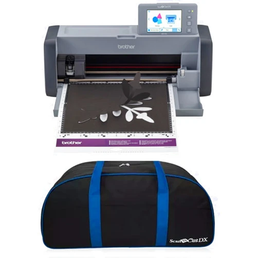Brother ScanNCut SDX125EGY Electronic DIY Cutting Machine with Scanner Plus CADXDUFFLEG Duffel Bag