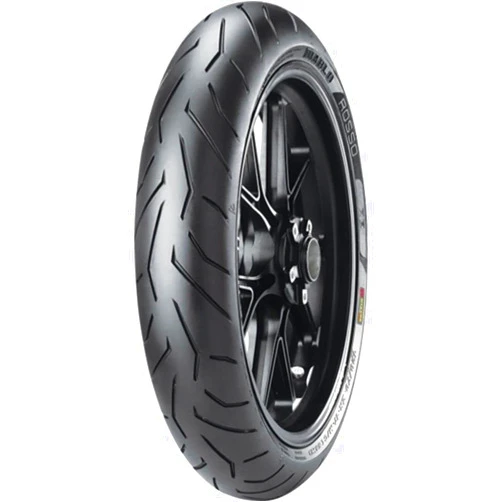 Pirelli Diablo Rosso 2 Front Motorcycle Tire 120/70ZR-17 (58W) - Fits: Aprilia Caponord 1200 ABS 2014-2018