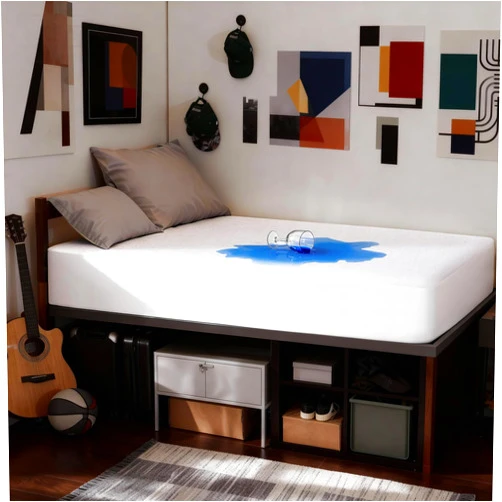 OhGeni 100% Waterproof Mattress Protector, Fitted Sheet with Deep Pockets, Premium Noiseless Breathable Soft Material, Mattresses Cover for Bed, White, Twin XL