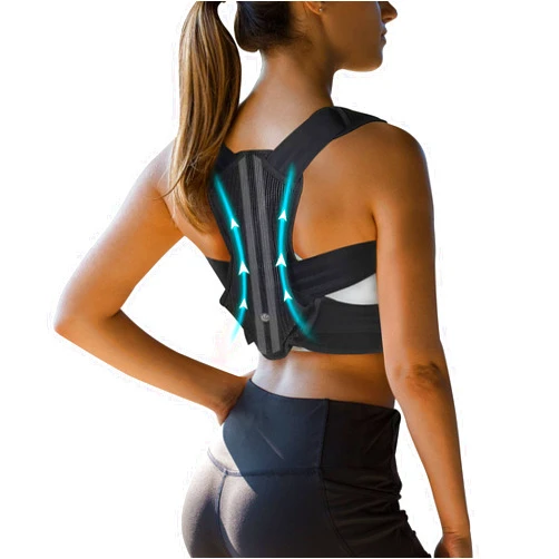 VANRORA Posture Corrector for Women and Men, Back Brace Fully Adjustable & Comfy, Support Straightener for Spine, Back, Neck, Clavicle and Shoulder, Improves Posture and Pain Relief L/XL