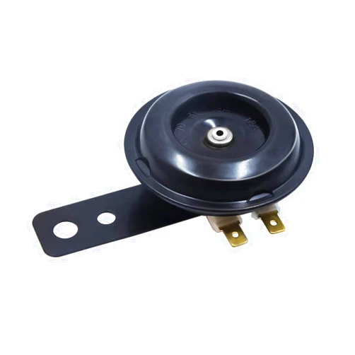uxcell 6V 1.5A 110dB Metal Electric Loud Horn Speaker Trumpet Black for Motorcycle