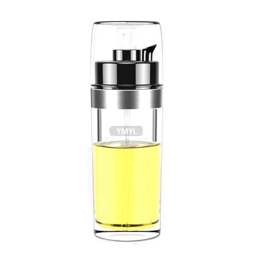 YMYL Oil Sprayer for Cooking, 2 in 1 Oil Dispenser Bottle and Oil Spray Bottle, 150ml Portable Olive Oil Mister for Air Fryer, BBQ, Salad Making, Baking, Roasting, Frying, Grilling