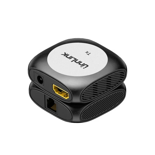 ÜnnLInk HDMI Extender Over Single Cat5e/6 Ethernet Cable Up to 200ft, Transmit Audio Video Synchronously, Support 3D, 1080P@60Hz, POC