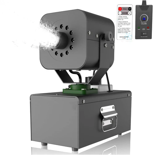 IMONE 1200w Snow Machine Christmas,Shake Snow Making Machine-45-Degree Oscillation,Large Tank Snow Machine Adjustable Snow Intensity,Outdoor Snow Maker Snowflake Machine,Wired,Wireless Remote