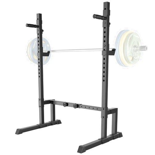Uboway Barbell Rack Squat Stand Adjustable Bench Press Rack 550LBS Max Load Multi-Function Weight Lifting Home Gym Fitness