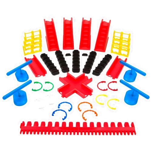 Bulk Dominoes Pro-Domino Kit | Dominoes Set, STEM STEAM Small Toys, Family Games for Kids, Kids Toys and Games, Building, Toppling, Chain Reaction Sets (Mega Accessory Kit) …