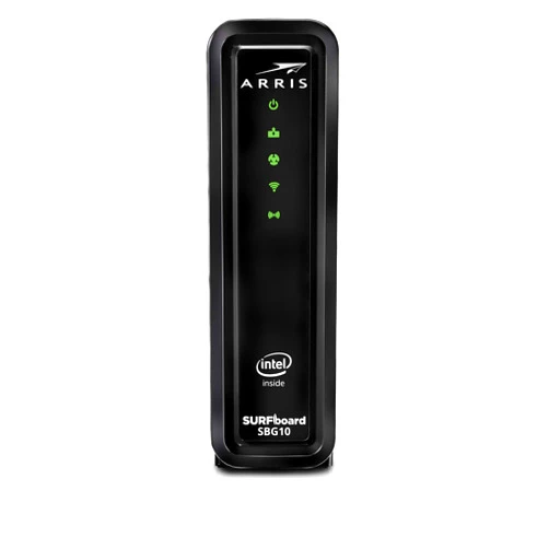 ARRIS (SBG10) - Cable Modem Router Combo - Fast DOCSIS 3.0 16 x 4 Gigabit & AC1600 WiFi, for Comcast Xfinity, Cox, [Does not Work with Spectrum], 400 Mbps Max Internet Speeds