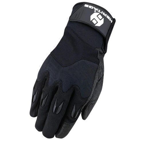 Heritage Performance Gloves, Polo Pro Glove, Size 7, Black