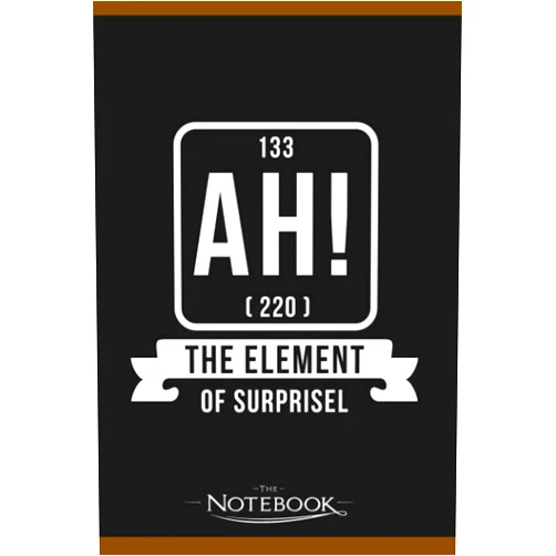 Lourd Mclamb Notebook: Ah Surprise Element Design For A Joke Fan Or Partylover: Classic Notebook a 6 x 9 inches 120 pages|To-Do List Notebook, Note Pad, Notes