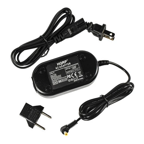 HQRP AC Adapter Power Supply Compatible with Panasonic PV-DV53D / PV-DV53PX / PV-DV600 / PV-DV600D / PV-DV602 / PV-DV702 Camcorder Plus Euro Plug Adapter