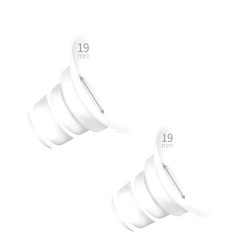 Belmikal Silicone Flange Insert 19mm Compatible with Spectra/Motif Luna/medela/momcozy/ameda/zomee/Tsrete/Willow/Elvie Stride 24mm Breast Shield Reduce Nipple Tunnel Replace Nipple Cushion Pump Part