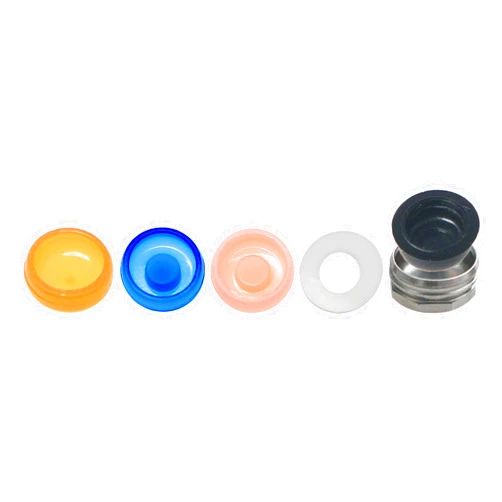 Dentalmall Locator Universal Overdenture Retention Male Caps Metal Housing Kit