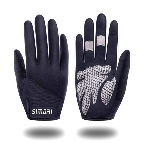 SIMARI Weight Lifting Workout Gym Gloves Full Finger with Wrist Wrap Support for Men Women, Full Palm Protection, for Lifting, Weightlifting, Training, Fitness, Hanging, Pull ups