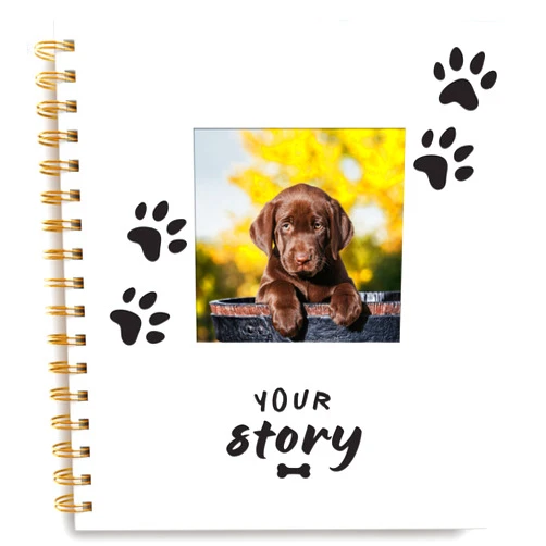 Bibi & Beau New Puppy Gift | Dog Memory Book & Keepsake Photo Album - Gifts For New Puppy Owners & Dog Lovers | Planner Keepsake Diary Scrapbook