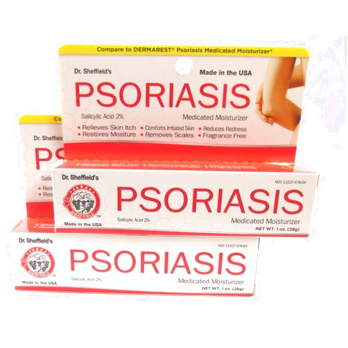 Dr. Sheffield's Dr. Sheffields Psoriasis 2% Salicyclic Acid, Medicated Moisturizer (Pack of 2)