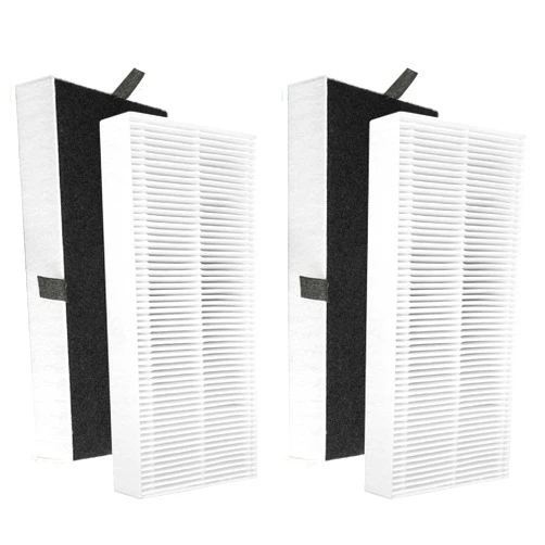 Gazeer 4 Pack Filter Replacement for HRF201B Compatible with Honeywell HHT270, HHT270W, HHT290 Series and Compatible with Febreze FRF102B Purifiers