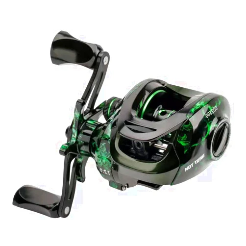 YKLP Fishing Baitcasting Reel, Baitcaster Fishing Reels with 18+1BB Stainless Steel Ball Bearings,Magnetic Braking System for Fishing Saltwater Freshwater, Available in 7.1: 1
