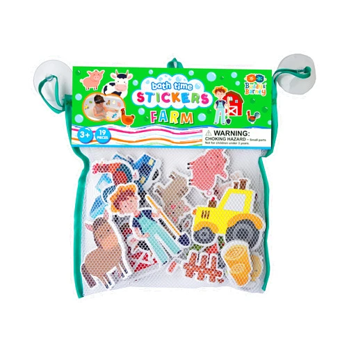 Buddy & Barney VARUN Buddy & Barney | Farm Bath Time Stickers - Bath Tub Fun for Kids & preschoolers BB146