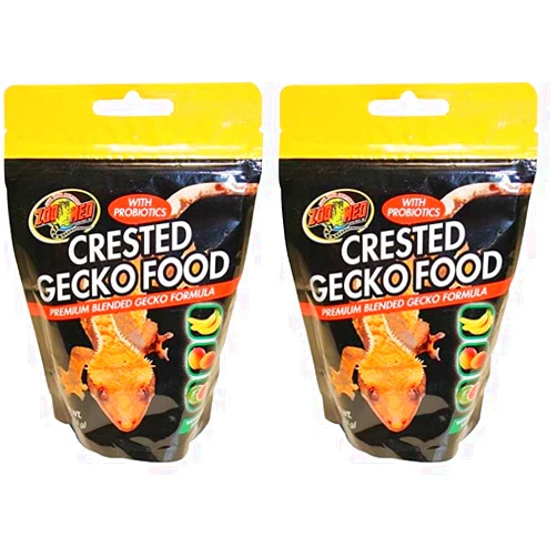 Zoo Med Watermelon Flavor Crested Gecko Food for Reptiles, 2 oz. (Pack of 2)