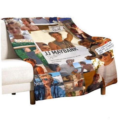 HUWERVF JJ Star Maybank Blanket Air Conditioning Blanket Super Soft Travel Outdoor Flannel Blanket Fashion Personalized Gift Office Sofa Blanket Merch.30 x40, Style