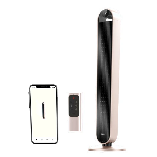 Dreo Smart Tower Fan Voice Control, 120° Oscillating Fan Works with Alexa/Google/App/Remote, 42 Inch, 25dB Quiet DC Bladeless Fan for Bedroom,12 Speeds, Floor Fan for Home, Office, Pilot Max S