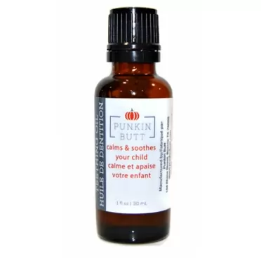 Punkin Butt Baby Teething Oil for Sore Gum Relief | All Natural, Organic, Safe for Infants, Chemical-Free (1 oz)