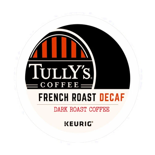 Tully's Decaffeinated French Roast K-Cups 24ct