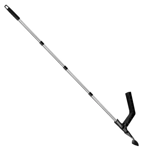 Actomall Professional Gutter Cleaning Tools - Gutter Leaf Cleaning Tool with Adjustable Length Stainless Steel Pole, Easy Remove Leaves and Debris