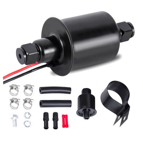 EVERESTWAY Universal 12V Electric Fuel Pump 5-9 PSI Compatible with Gasoline and Diesel Fuel Transfer Pump E8012S