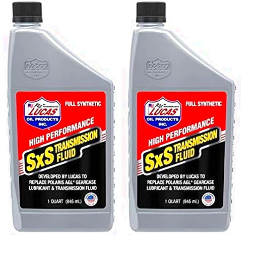 Lucas Oil Synthetic SxS Transmission Fluid/Quart (Pack of 2)