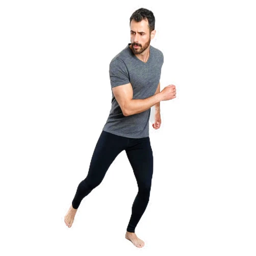 Arms of Andes AoA Men's 230 Royal Alpaca Leggings: Ultra Light, Soft & Warm Hiking Eco Pants Black M